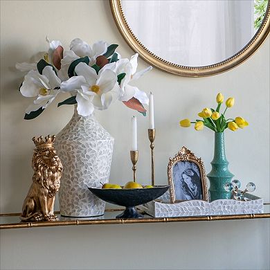 KWPZQEB Animal Statue Decor, Gold Finish