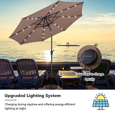 9 ft. Cantilever Outdoor Patio Umbrella with Crank