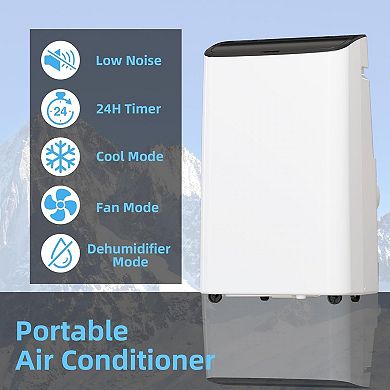 14,000 BTU Portable Air Conditioner 4-in-1 Cooling,Dehumidifying,Fan, and Sleep Mode