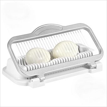 Multipurpose Heavy Duty Egg Fruit Slicer, Aluminium with Stainless Steel Wires Dishwasher Safe
