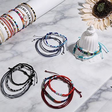 Waterproof Boho Bracelet, 2-Wear Beach Jewelry