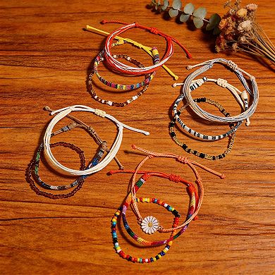 Waterproof Boho Bracelet, 2-Wear Beach Jewelry