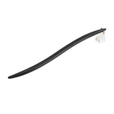 6.7" Hair Chopstick for Women 1 Pc Black