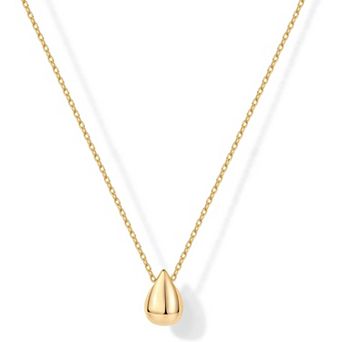 KSIZUIS 14K Gold Plated Dainty Pear Pendant Necklace for Women