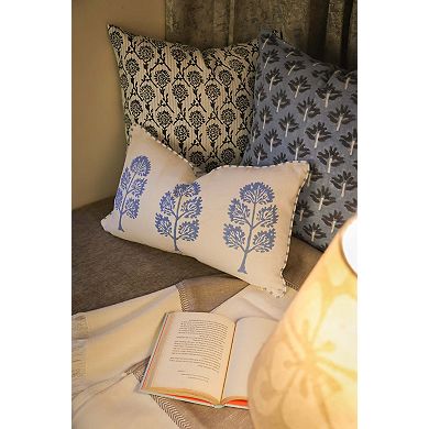 Neera Linen Hand Printed Pillow Cover