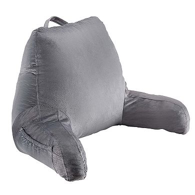 Reading Pillow with Pockets and Shredded Memory Foam