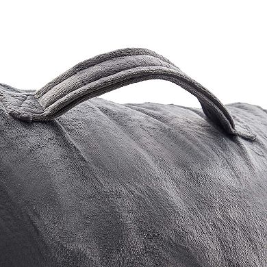 Reading Pillow with Pockets and Shredded Memory Foam