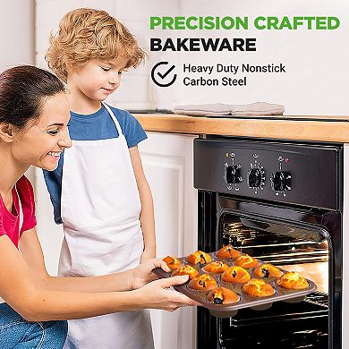 NutriChef 12 Cup Nonstick Muffin Pans