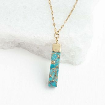 Brayden Turquoise Pendant Necklace