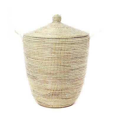 Set of Three Solid Hampers