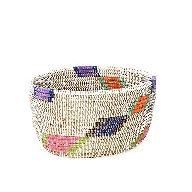 Set of Two Diagonal Diamond Nesting Storage Baskets