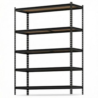 Heavy Duty Metal Shelving Unit, 5 tier Garage Storage Shelves with 3850 LBS Capacity