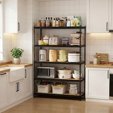 Heavy Duty Metal Shelving Unit, 5-Tier Garage Storage Shelves with 3850 LBS Capacity