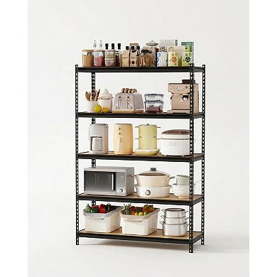 Heavy Duty Metal Shelving Unit, 5-Tier Garage Storage Shelves with 3850 LBS Capacity
