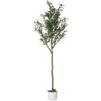 Olive Trees Artificial,5 ft Faux Olive Tree