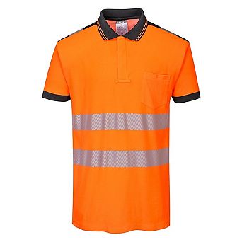 Portwest Mens PW3 Hi-Vis Polo Shirt