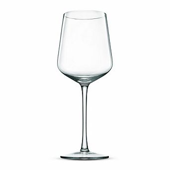 NutriChef Wine Glasses Set of 2, 22oz, Crystal Clear Lead-Free, Dishwasher Safe