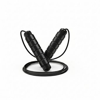 Adjustable Rapid Speed Jump Rope, Ball Bearings Steel Cable with Foam Grips