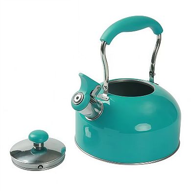 1.8L Stainless Steel Whistling Stovetop Tea Kettle