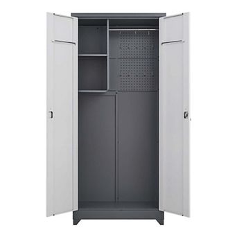 Outdoor Waterproof Storage Cabinet with Shelves