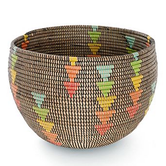 Prism Triangles Deep Storage Bowl Basket