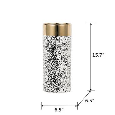 6.5x15.7" Ceramic Vase