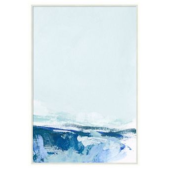 Amanti Art Framed Fabric Pinboard, Coastal V by Christina Long Printed Bulletin Board