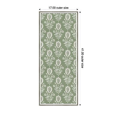 Amanti Art Framed Fabric Pinboard, Floral Focus Pattern VH Panel Printed Bulletin Board