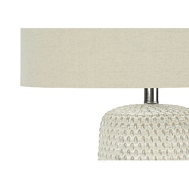 Lighting Table Lamp Cream Ceramic Beige Shade Contemporary