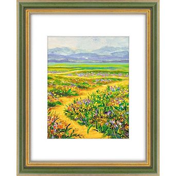 Zoulao Ornate 11x14 Picture Frame, Real Glass, Displays 8x10 w/ Mat or 11x14, Wall Decor