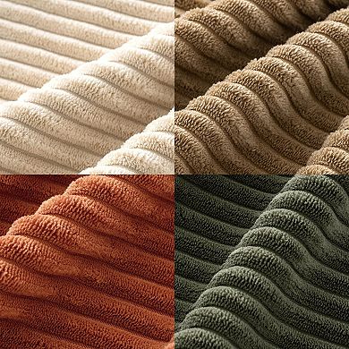 Boho Farmhouse Throw Pillow Covers Set of 4 Corduroy