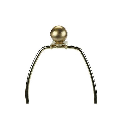 Lighting Table Lamp Blue Ceramic Ivory Cream Shade Transitional