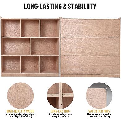 8-Section Classroom Storage Locker