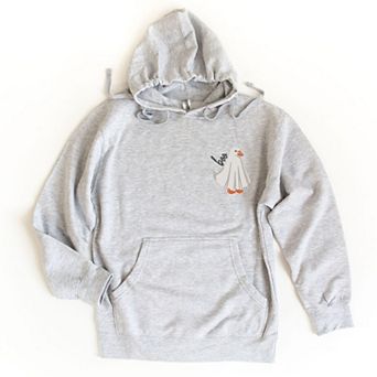 Embroidered Boo Ghost Goose - Women's Graphic Hoodie