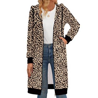 Zeagoo Women's Oversized Fleece Zip Up Hoodie Long Tunic Sweatshirt Casual Jacket