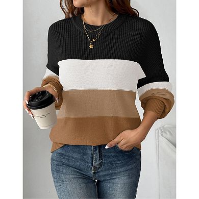 Zeagoo Cute Fall Tops for Women Winter Crewneck Long Sleeve