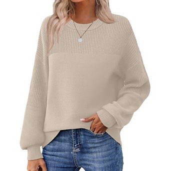 Zeagoo Cute Fall Tops for Women Winter Crewneck Long Sleeve