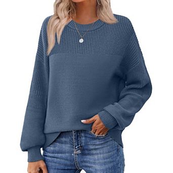 Zeagoo Cute Fall Tops for Women Winter Crewneck Long Sleeve