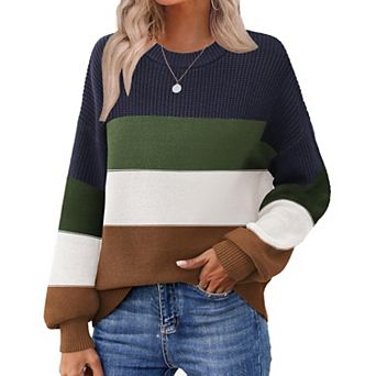 Zeagoo Cute Fall Tops for Women Winter Crewneck Long Sleeve