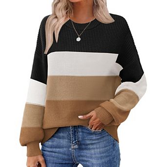 Zeagoo Cute Fall Tops for Women Winter Crewneck Long Sleeve