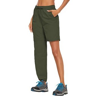 PINSPARK Women's Quick Dry Convertible Hiking Pants Zip Off to Shorts Camping Cargo Pants