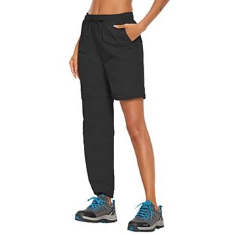 PINSPARK Women's Quick Dry Convertible Hiking Pants Zip Off to Shorts Camping Cargo Pants