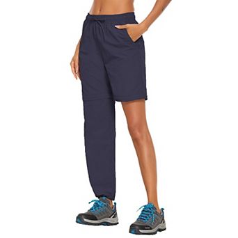 Pinspark Women's Quick Dry Convertible Hiking Pants Zip Off to Shorts Camping Cargo Pants