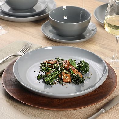 Gibson Home Rockaway 12 Piece Plates and Bowls Set