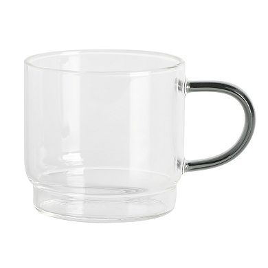 Gibson Home 4-Piece Glass Espresso Set W/Rack