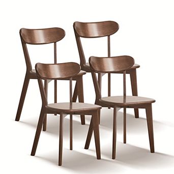 Dining chair wooden FAS grade oak natural wood made in North America 100% dirt-free wood chair