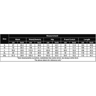 Pinspark Women's Quick Dry Hiking Cargo Pants High Waisted Drawstring Wide Leg Athletic Joggers