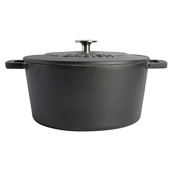 Babish 6-qt Round Matte Enamel Cast Iron Dutch Oven Pot with Lid