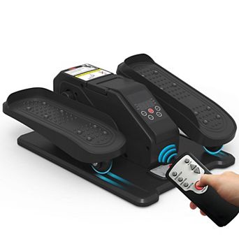 Quiet Under-Desk Elliptical for Seniors 12-Speed Remote Low-Impact Seated Pedal