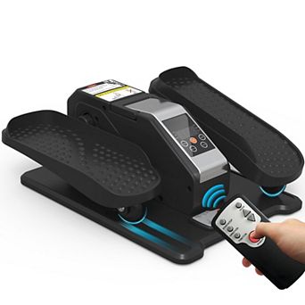 Quiet Under-Desk Elliptical for Seniors 12-Speed Remote Low-Impact Seated Pedal